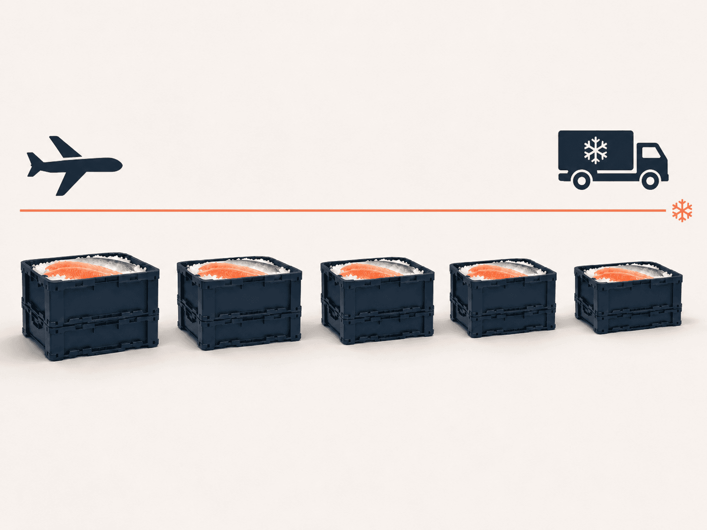 Unbroken cold chain from harvest to delivery